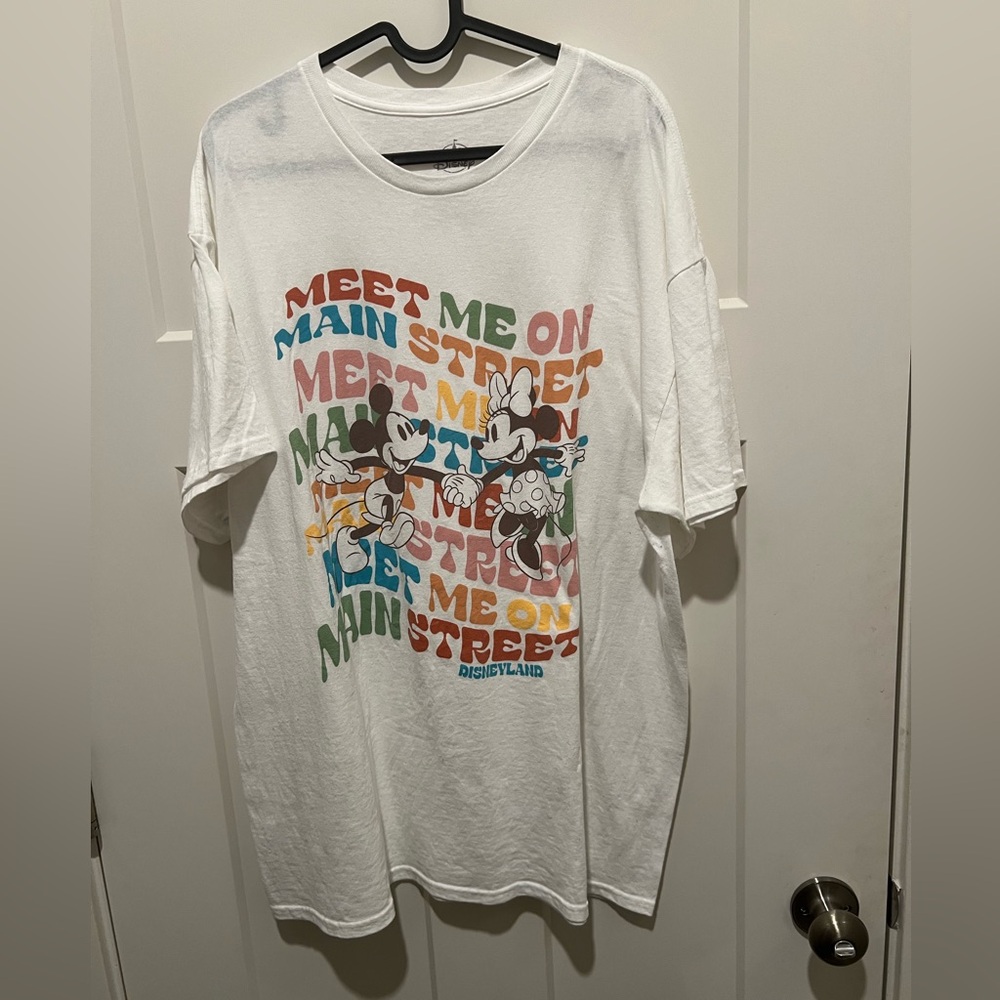 Disney White Tee with Colorful Graphic